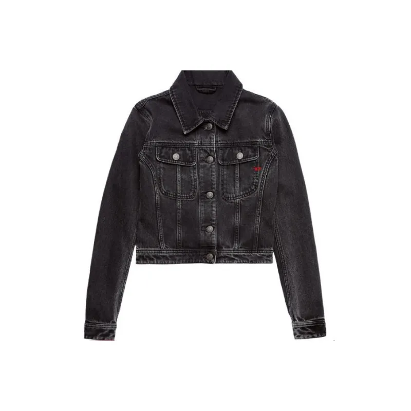 DIESEL De-Slimmy Cropped Denim Jacket-0