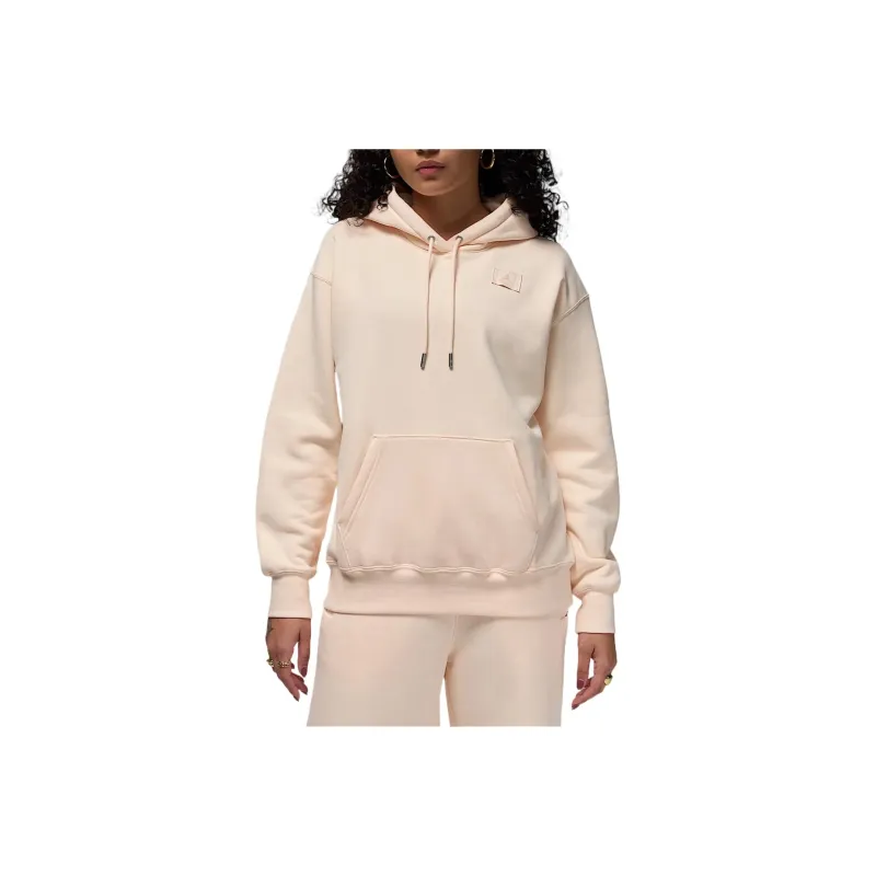Jordan Flight Fleece Women's Satin Lined Pullover Hoodie-0