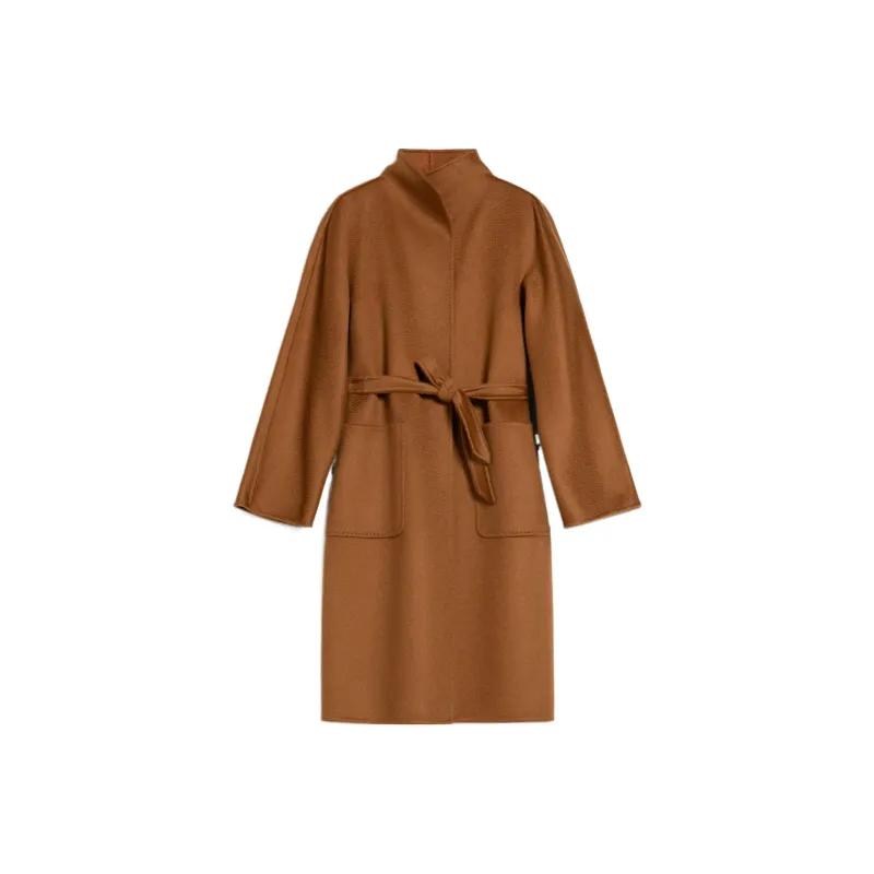 MaxMara Velvet Jackets Women's Brown-0