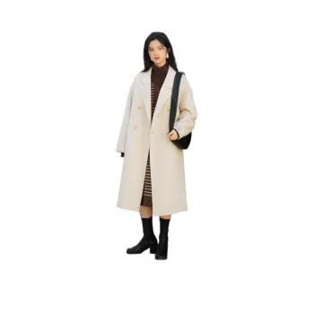 BLUEerror Coats Women's Oatmeal Beige