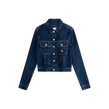 CALVIN KLEIN Denim Jacket Women's Denim Blue