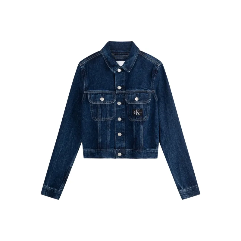 CALVIN KLEIN Denim Jacket Women's Denim Blue-0