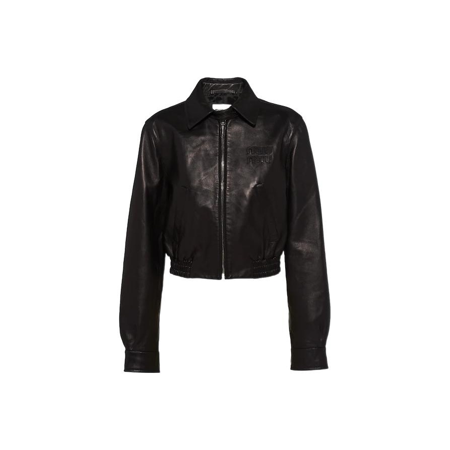 MIU MIU Leather Jackets on Sale & Authentic - POIZON