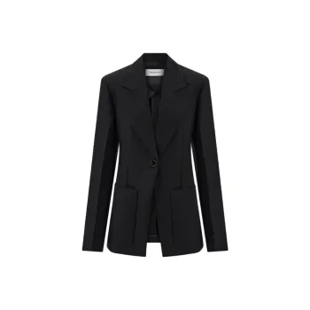 Ferragamo Martingale Belt Blazer