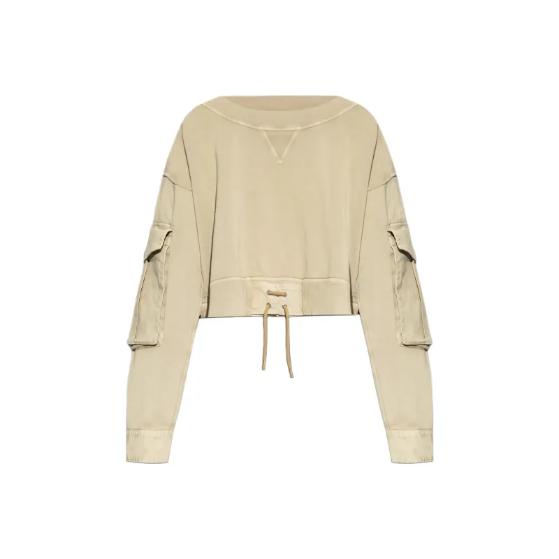 DSQUARED 2 Boat Neck Distressed Cargo Sweatshirt-0