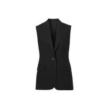 Burberry Sleeveless Tailored Jacket