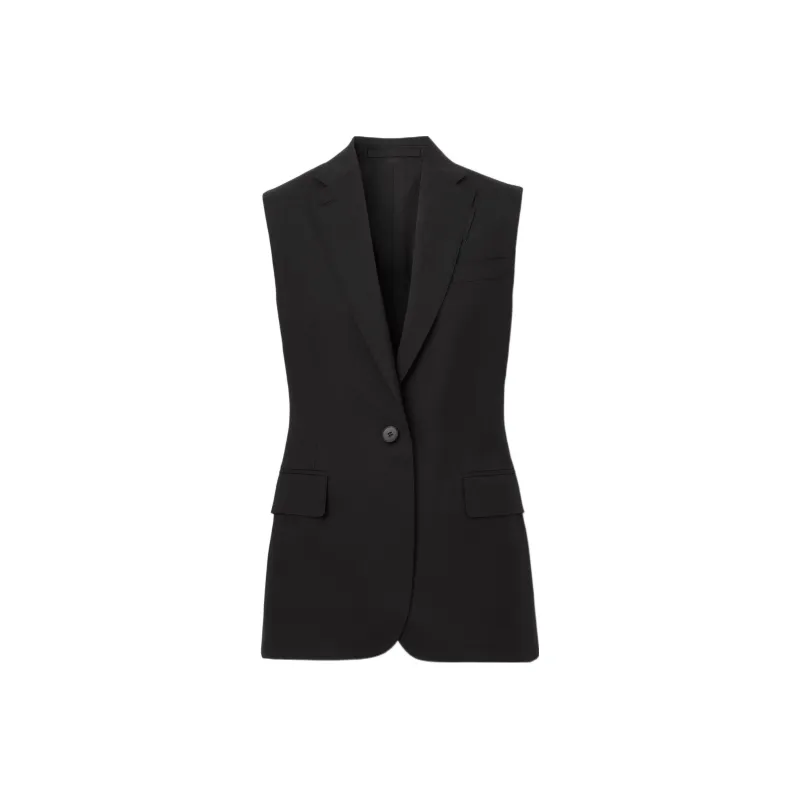 Burberry Sleeveless Tailored Jacket-0