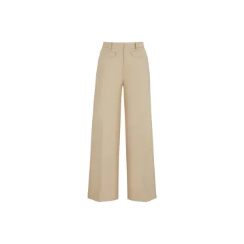 HUGO BOSS Pressed-crease Palazzo Trousers