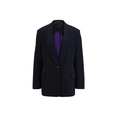 HUGO BOSS x Naomi Campbell Business Suits Coats Women's Dark Blue