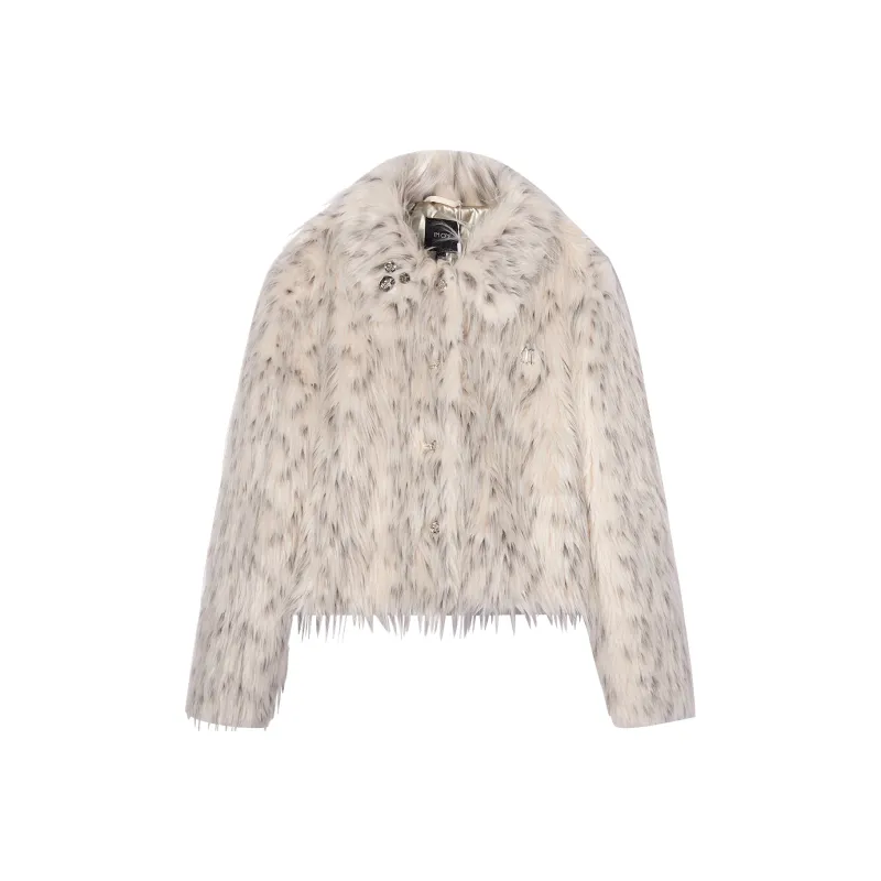 I'M ONE Velvet feel Coat Women's Multicolor-0