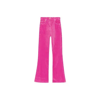 GANNI Corduroy Organic cotton Blend Flared Jeans