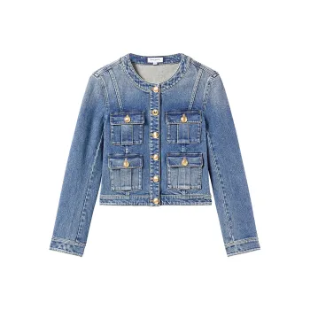 Miss Sixty Denim Jacket Women's Medium Blue