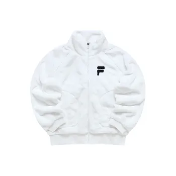 FILA FUSION SREET SPORT Velvet Jackets Women's Standard White