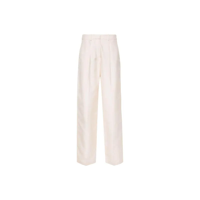 Magda Butrym Wide leg Silk Trousers-0