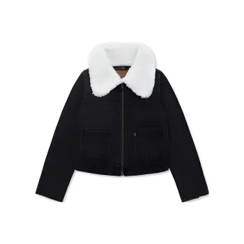 Levis Denim Jackets Women's Dark Color