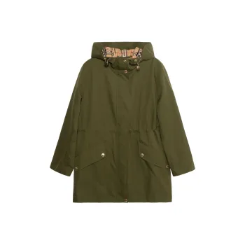 Burberry SS22 Parka Coats Women's Army Green