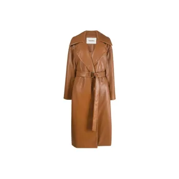 NANUSHKA Faux-leather Padded Coat