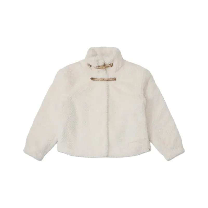 Converse FW23 Velvet feel Coat Women's Milk White-0