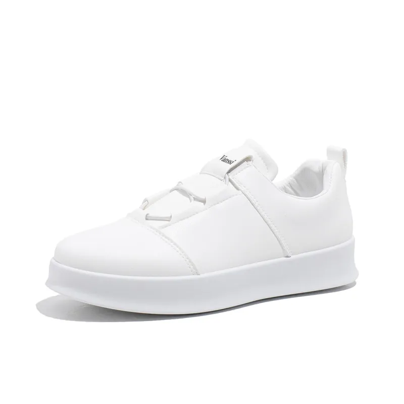 VANSSI Low Top Black Casual Sports Skateboard Shoes Men's-11