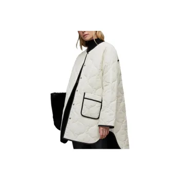 ALLSAINTS Puffer Jackets Women's White/Black