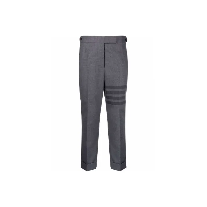 THOM BROWNE 4 Bar Cropped Trousers-0
