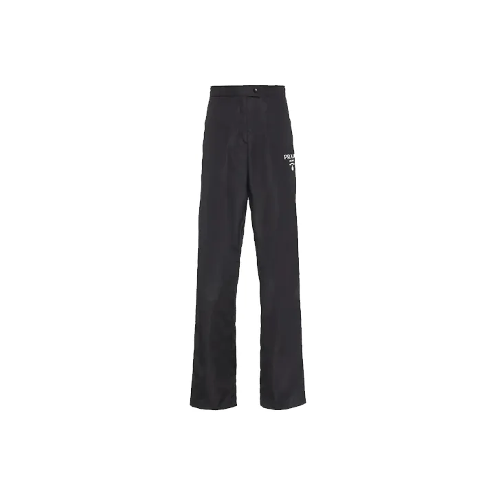 PRADA Logo Printed Re Nylon Pants-0