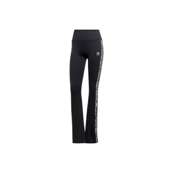 Adidas Originals Leopard Luxe 3 Stripes Infill Flared Leggings