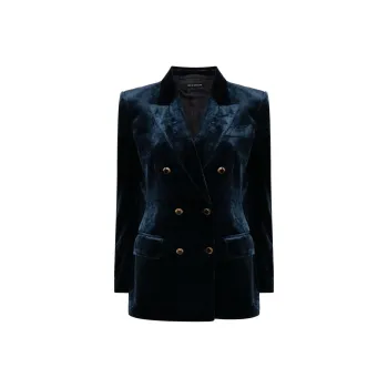 TOM FORD Velvet Wallis Double Breasted Jacket