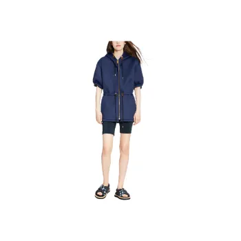 LOUIS VUITTON FW22 Parka Coat Women's Marine Blue