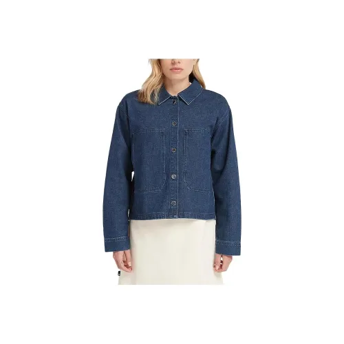 Timberland Denim Jackets Women's Dark Blue