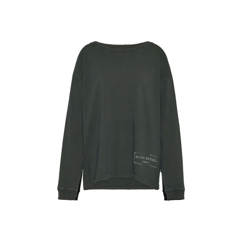 Maison Margiela Sweatshirt Women's Washed Black-0