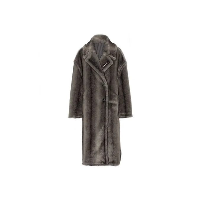 JYOSEI Velvet feel Coat Women's Gradient Gray-0