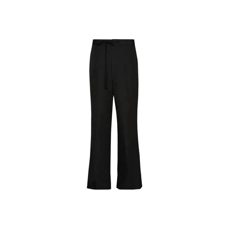 Maison Margiela High Rise Waist Tie Pants-0