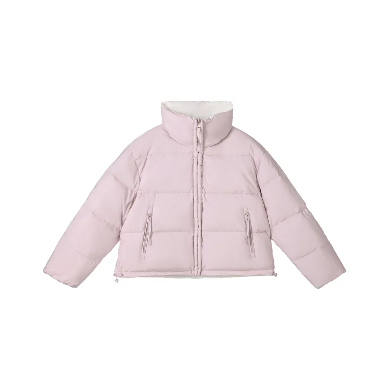 Fstudio Fall And Winter Korean Sweet Style Petite Cropped Down Jacket Coat Women's-7