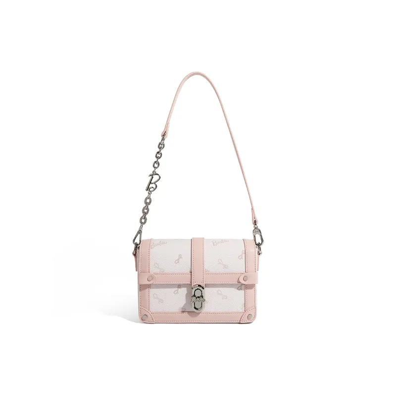 Barbie PU Shoulder Bag Women's Pink-3