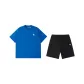 Dream Sea Blue Top+Jet Black Bottom
