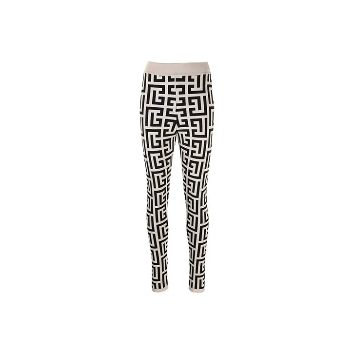 Rossignol X BALMAIN Leggings Women's Black/White-0
