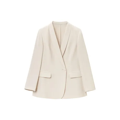 OVV Business Suits Women's Khaki Solid Color 12-0