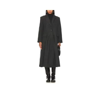 FREE PEOPLE Coats Women's Charcoal Gray