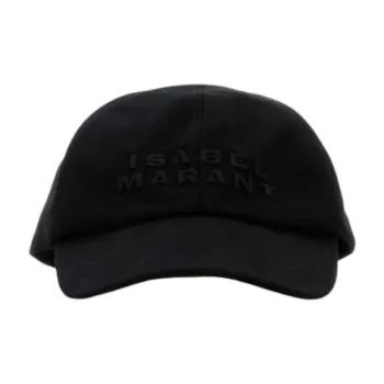 ISABEL MARANT ETOILE Cotton Baseball Caps Unisex Black