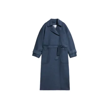 MaxMara Feluca Collection Velvet feel Coat Women's Blue