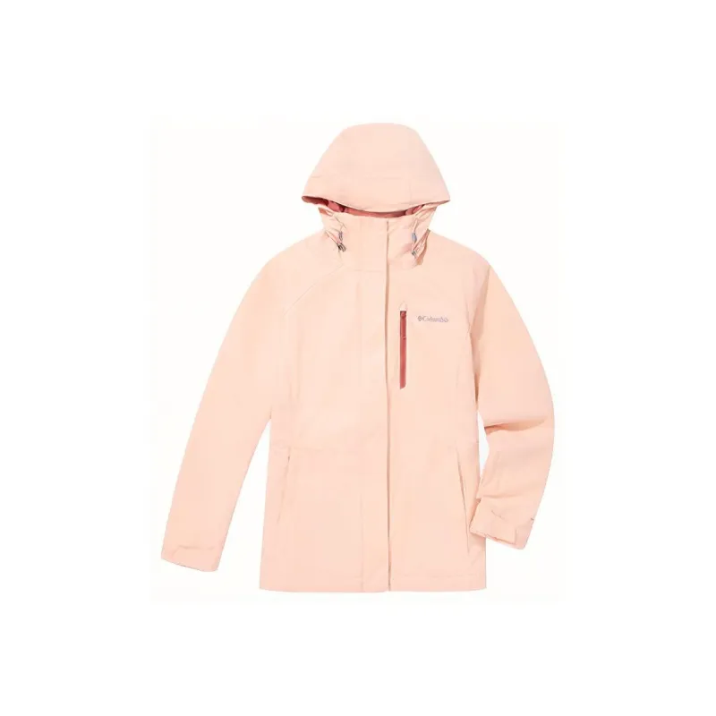 Columbia Omni Heat Waterproof And Warm Windbreaker Jacket Women's Pink-0