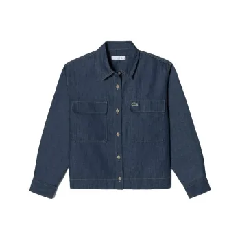 LACOSTE Denim Jackets Women's Blue