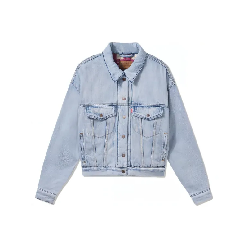 Levis Denim Jackets Women's Light Blue-0
