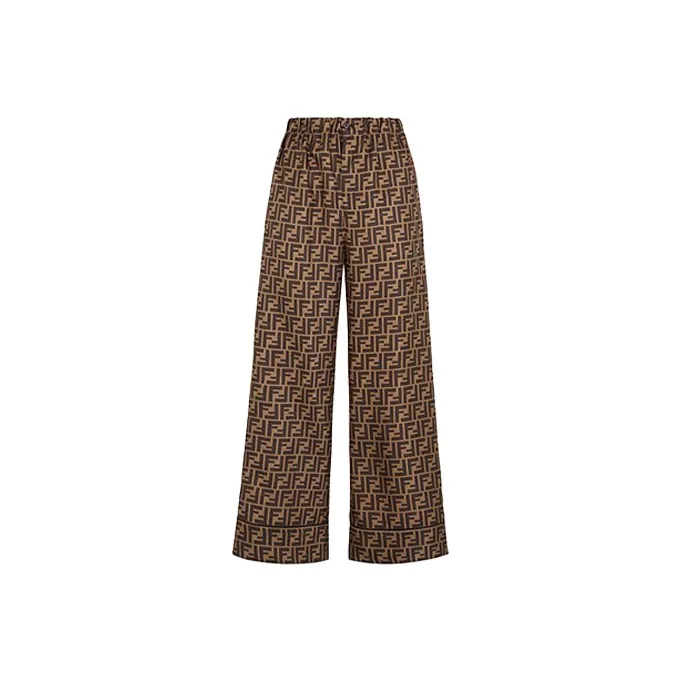 FENDI Casual Pants Women's Brown-0