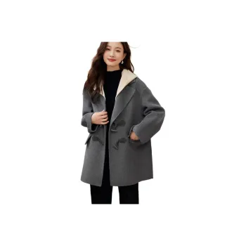 Mo Han Yi Mei Coat Women's Medium Gray