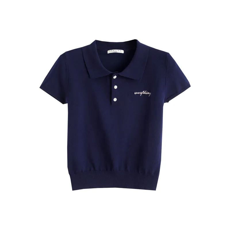 Tonlion Knitwear Women's Navy Blue-0