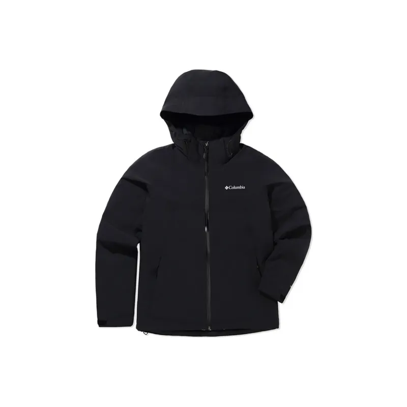 Columbia City Outdoor Collection Waterproof And Windproof Windbreaker Jacket Women's Black-0
