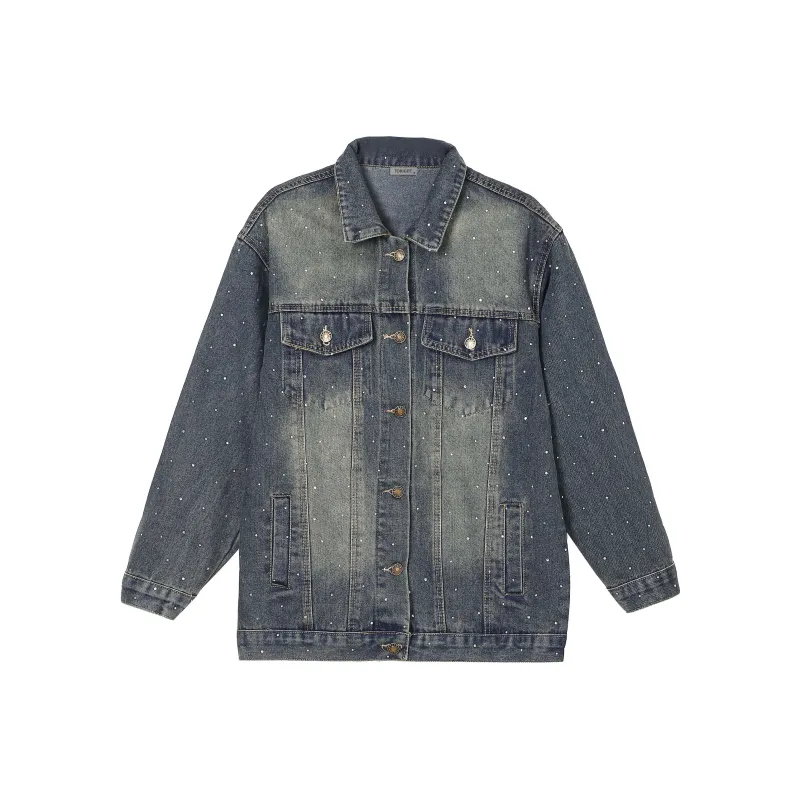 TORIGHT Denim Jackets Women's-0