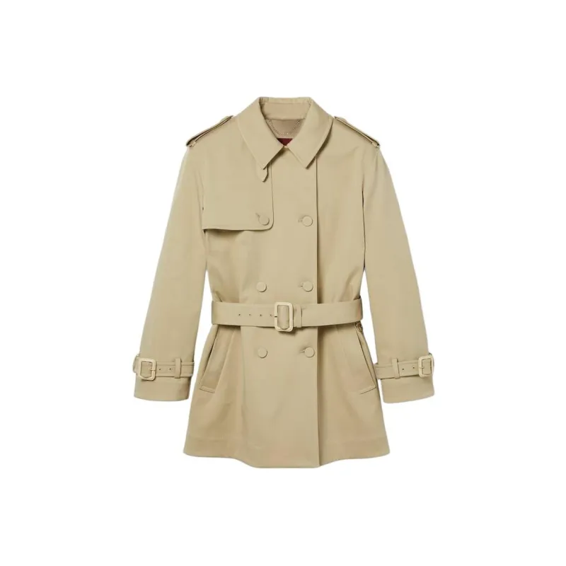 GUCCI Belted Button-Up Trench Coat-0